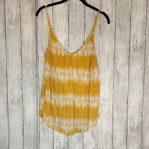 H&M Gold and White Camisole